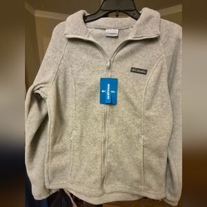 Columbia Light Gray Fleece Jacket